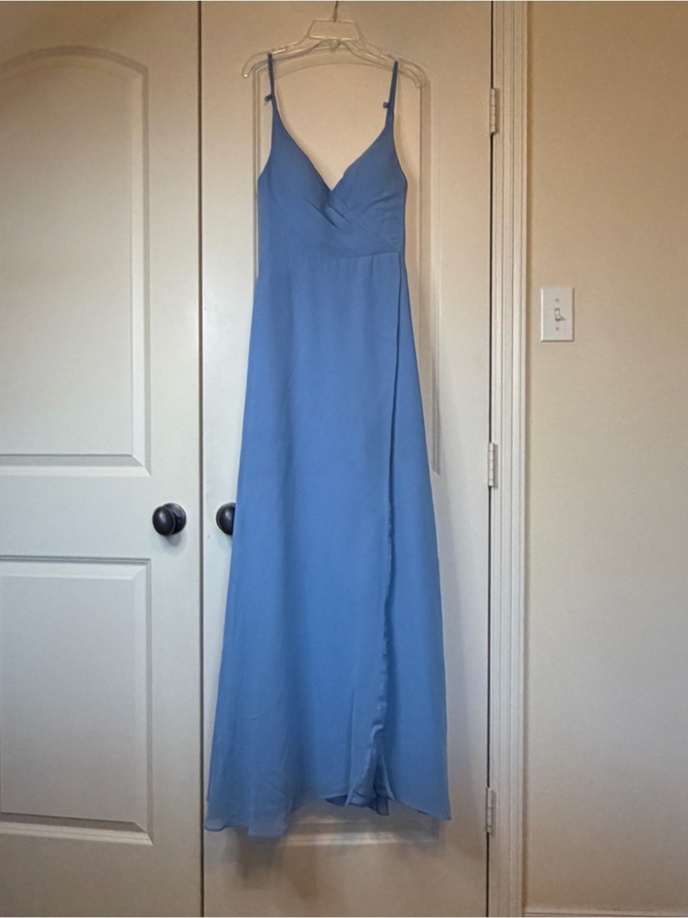 Azazie Dusty Blue Bridesmaid Dress size C